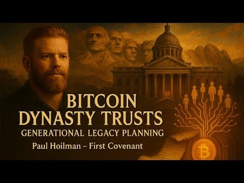 Bitcoin Dynasty Trusts Launch: Generational Wealth & Legacy Planning