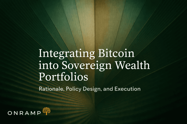 Bitcoin for Sovereign Wealth Funds: A Practical Allocation Guide