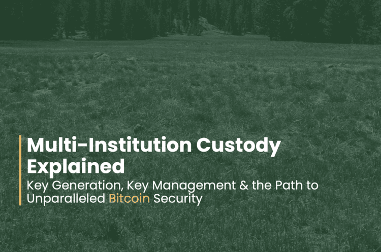 Multi-Institution Custody Explained