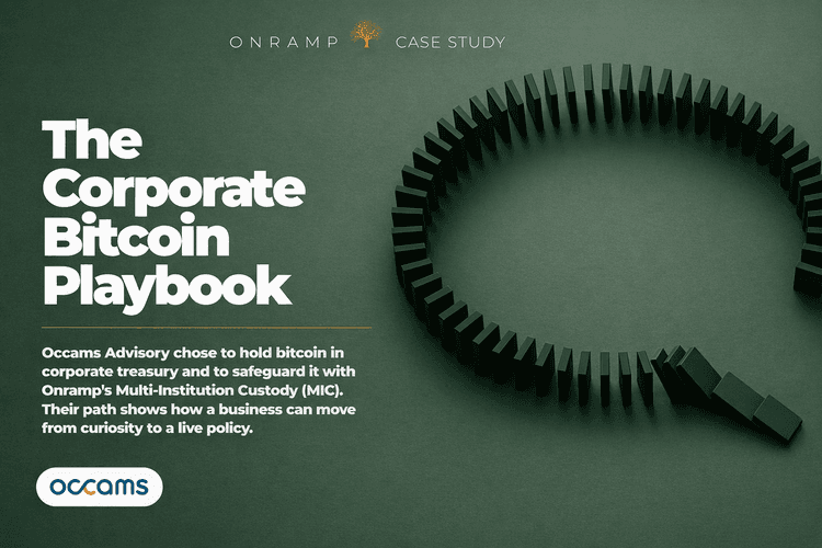 The Corporate Bitcoin Playbook: Occams Advisory Case Study